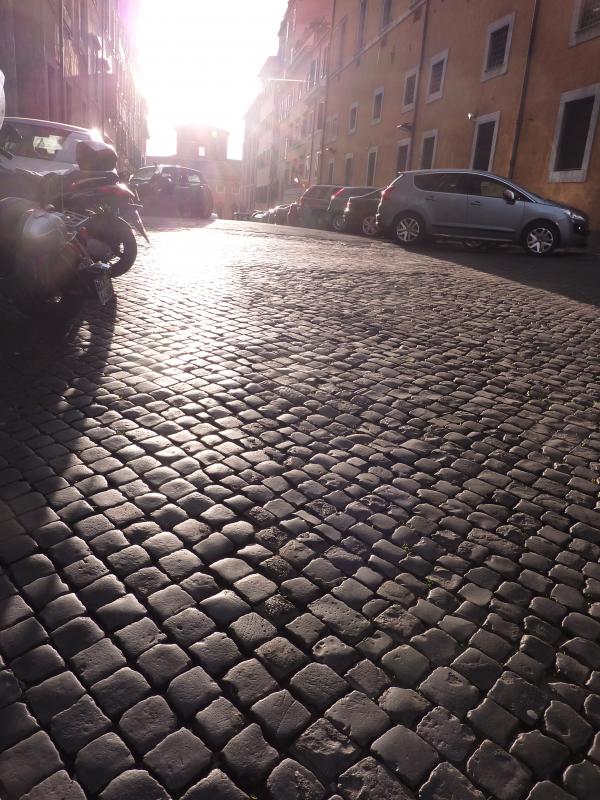 Ada-Li-pebble-road-Rome