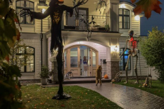 2025 Halloween night in Burkeville on Sea Island, Richmond BC