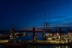 Steveston Village and Harbour at night 2519